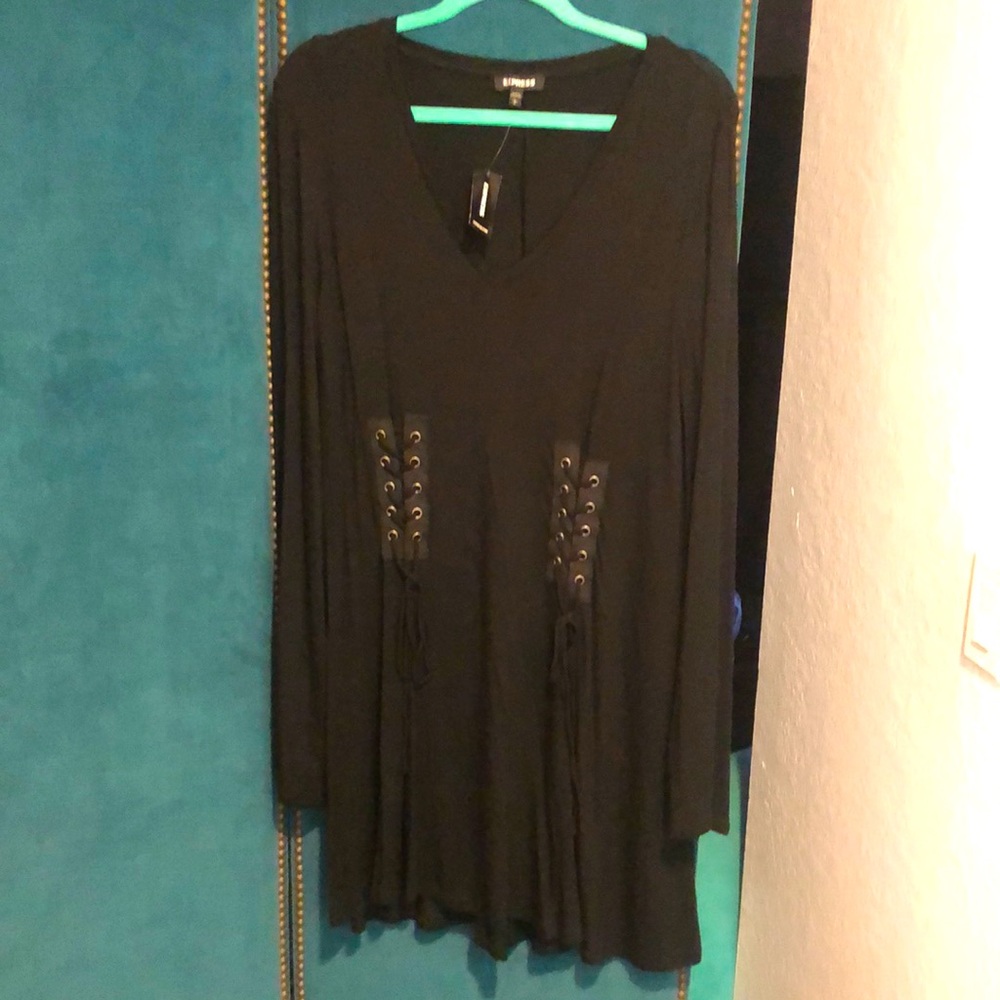 🔆Express Long Sleeve Black Dress🔆